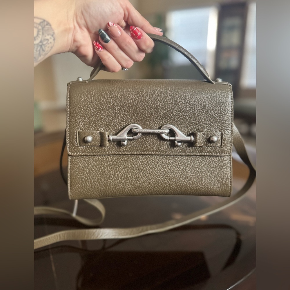 Rebecca MINKOFF Lou Leather Top Handle Bag